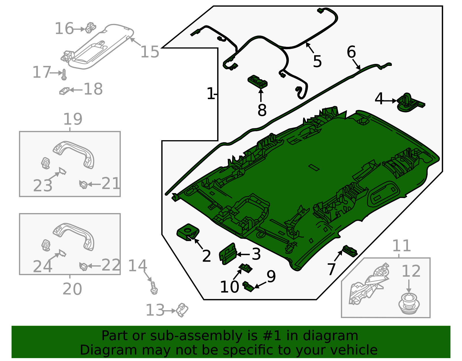 2022-2025 Mazda CX-30 Headliner DGH9-68-03ZE-75 | OEM Parts Online