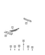 6506971AA - Frame, Bumper and Fascia: Hex Flange Head Tapping Screw &amp; Washer for Mopar Image