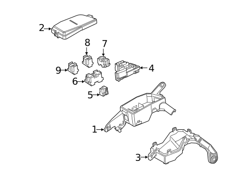 Fuse & Relay for 2025 Lexus ES300h #1