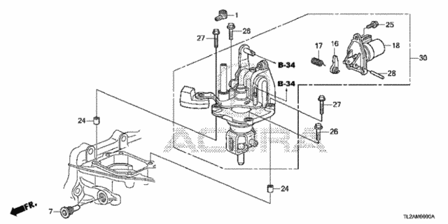 MT Shift Arm for 2013 Acura TSX #0