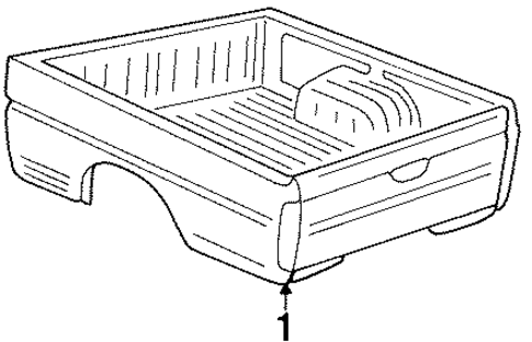 Box Assembly for 1997 Nissan Pickup #0