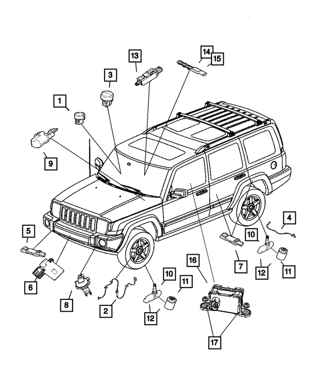 68001743AC - Electrical: Mounting Hardware Kit for Mopar Image