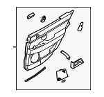 833013F000LK - Body: Door Trim Panel for Kia: Amanti Image