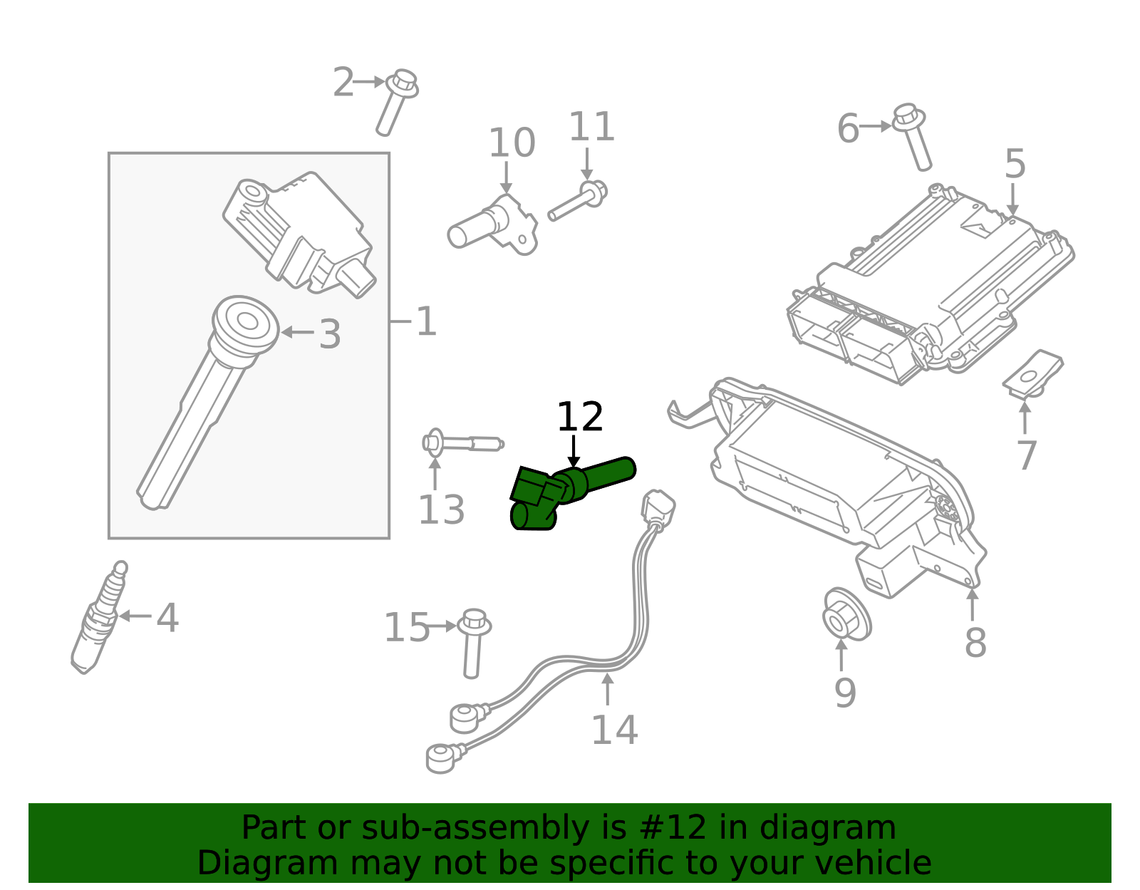 DY-1351 Motorcraft™ Engine Crankshaft Position Sensor dy1351 | Fairway ...