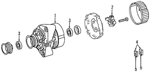 9154880283 - Electrical: Alternator for Mercedes-Benz Image
