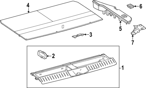 Interior Trim - Rear Body for 2024 Lexus LX600 #0