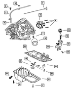53021674AA - : Oil Filler Tube for Mopar Image