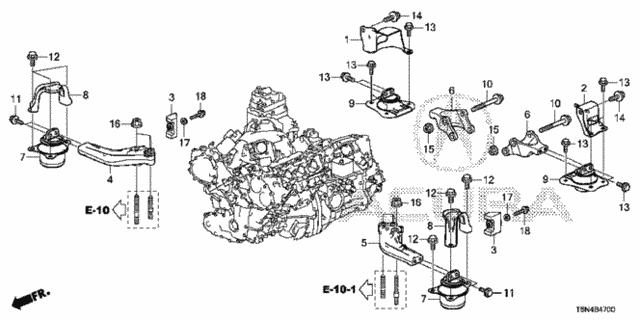 Engine Mounts for 2017 Acura NSX #0