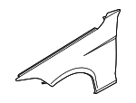 41355A54757 - Body: Fender for BMW: 428i, 428i Gran Coupe, 428i xDrive, 428i xDrive Gran Coupe, 430i, 430i Gran Coupe, 430i xDrive, 430i xDrive Gran Coupe, 435i, 435i Gran Coupe, 435i xDrive, 435i xDrive Gran Coupe, 440i, 440i Gran Coupe, 440i xDrive, 440i xDrive Gran Coupe Image