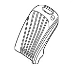 22392043118U00 - Body: Seat Back Cover for Mercedes-Benz Image