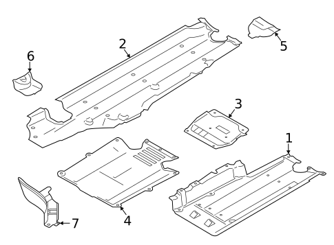 Under Cover & Splash Shields for 2020 Porsche Macan #0