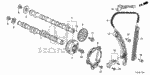 141105K0A00 - Engine: CAMSHAFT, IN. for Honda Image