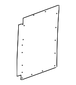 LK4Z6142410C - Body: Rear Panel for Ford Image