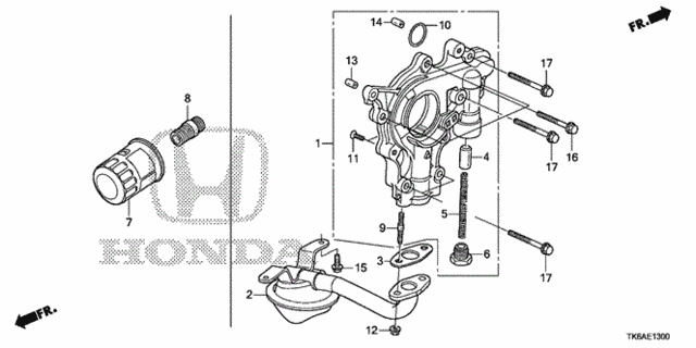 Oil Pump - Oil Strainer for 2013 Honda Fit #0