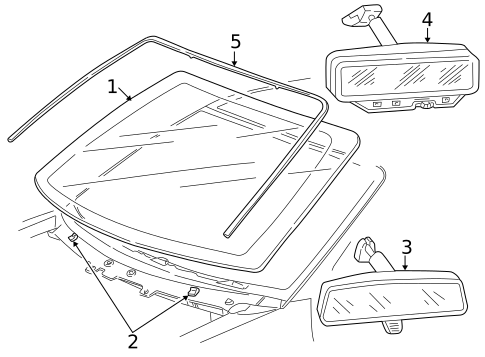 Reveal Moldings for 2004 Mercury Monterey #0