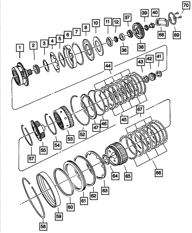 5014200AA - Automatic Transaxle 4 Speed: Planet Pinion Carrier And Bearing for Mopar Image