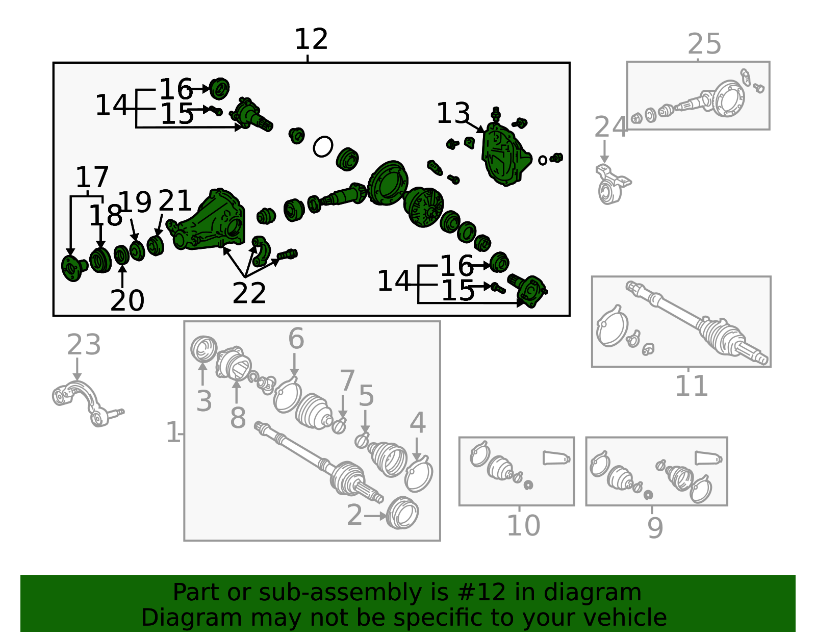1998-2005 Toyota RAV4 Drive Axle Assembly 41110-42031 | Toyota