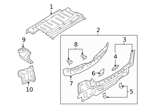 Rear Body for 2004 Mazda 3 #0