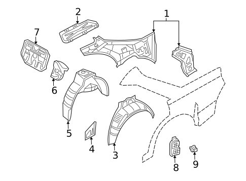 Inner Structure for 2004 INFINITI M45 #0