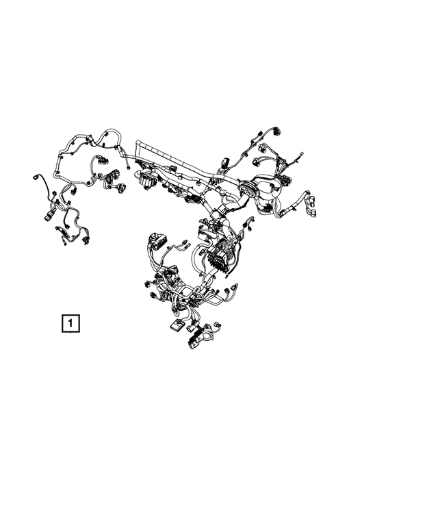 68571599AD - Electrical: Headlamp To Dash Wiring for Mopar Image image