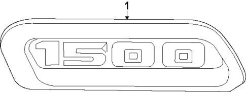 Exterior Trim - Hood for 2025 Ram 1500 #0