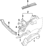 7231160B00 - : Splash Shield for Suzuki Image