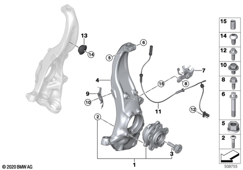 Front Axle Suspension for 2026 BMW BMW ALPINA B8 #3