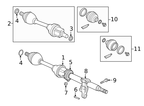 Drive Axles for 2025 Volvo EC40 #2