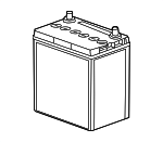 31500SNC00100M - Electrical: Vehicle Battery for Honda: Civic, CR-Z, Fit, Insight Image