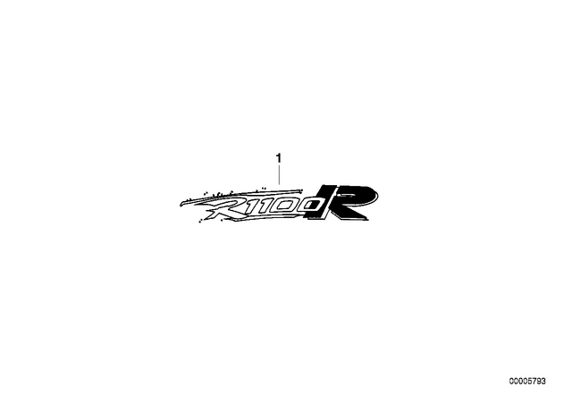 51142313943 - : Sticker - Cr for BMW-Motorrad Image