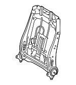 711040C030 - Body: Seat Back Frame for Toyota: Tundra Image