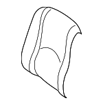 8E6Z7864416AA - Body: Seat Back Cover for Mercury: Mariner Image
