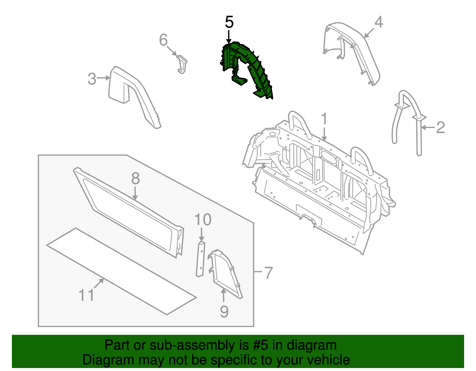 Retainer - BMW (51-43-9-128-419)