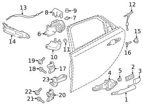 Rear Door for 2020 Jaguar F-Pace #0