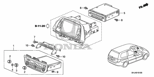 Audio Unit (1) for 2007 Honda Odyssey #0
