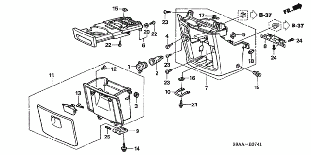 Console (AT) for 2006 Honda CR-V #0