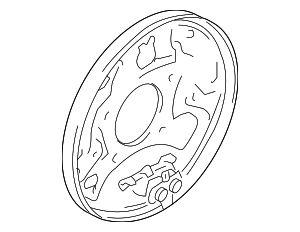 4704301020 - : Brake Backing Plate for Toyota Image