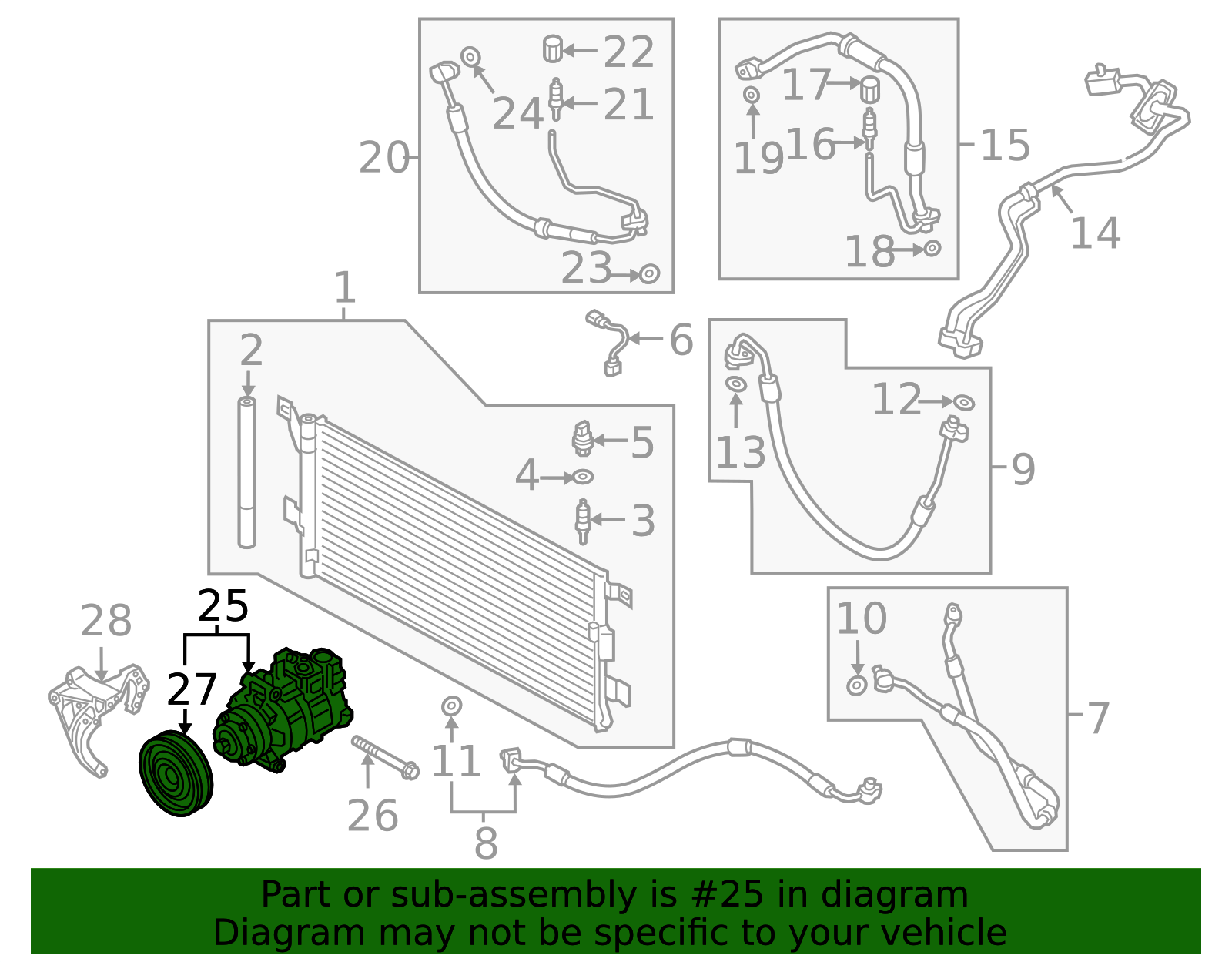 2021-2025 Audi A/C Compressor 80A-816-803-E | OEM Parts Online