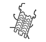 52105A47D29 - Body: Support Spring for BMW: 530i, 530i xDrive, 540i xDrive, 550e xDrive, 740i, 750e xDrive, 760i xDrive, i5, i7, M5 Image