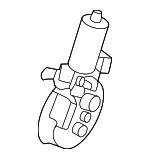 52105A47D09 - Body: Adjust Motor for BMW: 530i, 530i xDrive, 540i xDrive, 550e xDrive, i5 Image