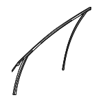 803305MP0B - Body: Upper Run for Nissan: ARIYA Image