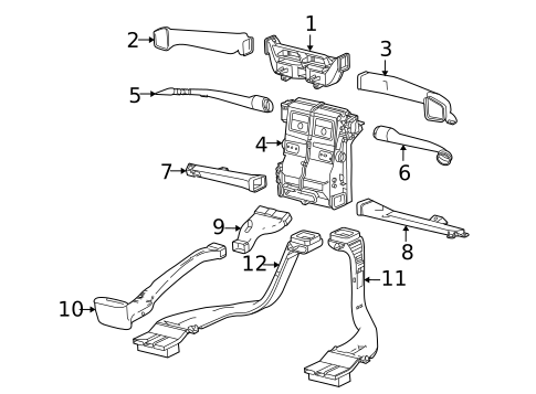 Ducts for 2007 Jaguar S-Type #0
