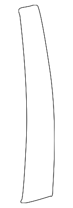 863623C000 - Body: Black Out Tape for Kia: Optima Image