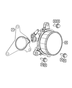 6104205AA - Brakes: Hex Flange Head Bolt for Mopar Image