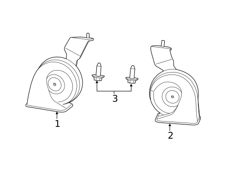 Horn for 2018 Dodge Challenger #0