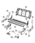 RH901DVAA - Interior Trim: Recliner Cover, Right for Mopar Image