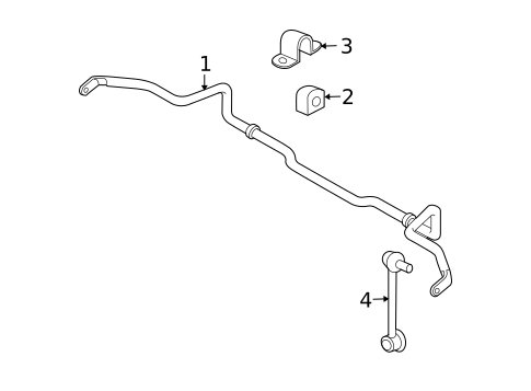 Stabilizer Bar & Components for 2011 Mazda CX-7 #0