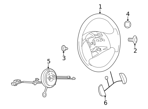 Steering Wheel & Trim for 2019 Ford E-450 Super Duty #0