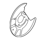 3M8Z2C028B - Brakes: Splash Shield for Ford: Fusion | Mercury: Milan Image