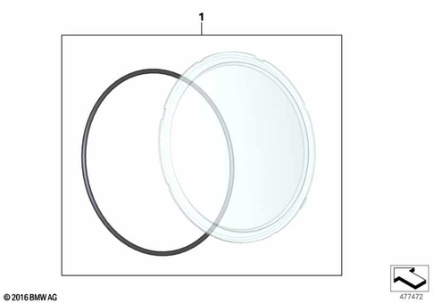 Instrument Cluster for 2019 BMW-Motorrad R nineT Racer #3